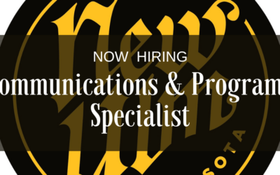 Now Hiring: Communications & Programs Specialist